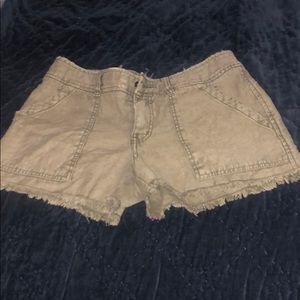 Free People frayed cargo shorts
